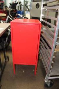 lot 1299 image: Metal Storage Cabinet 2-shelf1-door