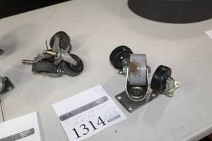lot 1314 image: Lot of (7) Misc. Swivel Caster Wheels