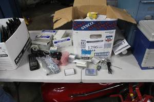 lot 1296 image: DAT Audio Tapes, Projector Lamps and Misc. Equipment