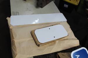 lot 1303 image: Lot of (7) Metal Blank Signs