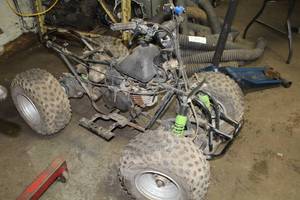 lot 1261 image: Suzuki 50cc Four Wheel ATV (for parts)