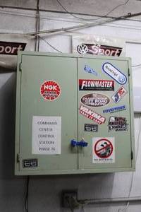 lot 1346 image: Metal Wall-Mount Storage Cabinet 2-shelf2-door