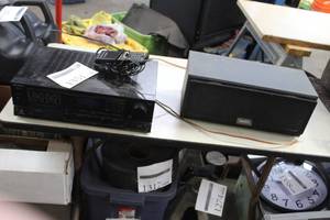 lot 1351 image: Sony STR-AV300 FM Stereo  FM-AM Receiver, Remote Control, Center Speaker and Stereo Bookcase Speakers