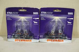 lot 15 image: Sylvania XtraVision 9005 Headlight Bulbs