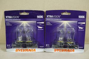 lot 16 image: Sylvania XtraVision 9006 Headlight Bulbs