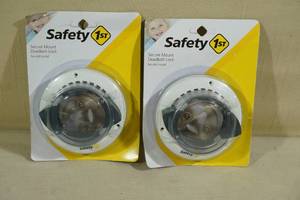 lot 21 image: Safety 1st Secure Mount Deadbolt Locks