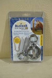 lot 61 image: Stainless Steel Blocker Horse Tie Ring