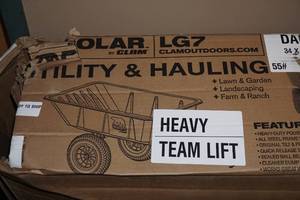 lot 2 image: Polar by Clam LG7 Utility & Hauling Cart - 600 Lb Capacity