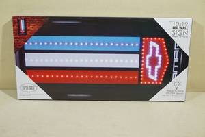 lot 82 image: Chevrolet Camaro LED Wall Sign