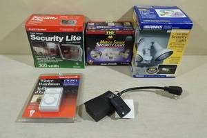 lot 130 image: Security Lights, Thermostat, Outdoor Outlet with Remote Control