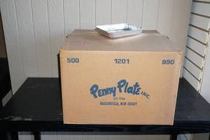 lot 117 image: 500 Penny Plate 1201 Aluminum Trays