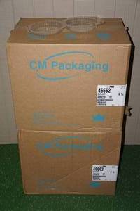 lot 125 image: 600 Clear Lock Small Round PET Containers