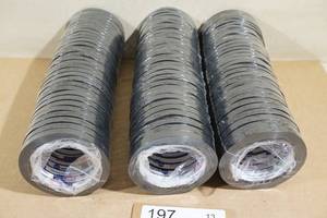 lot 129 image: Black Strapping Tape - .35 x 60 yds each