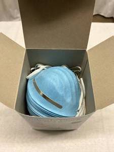 lot 11 image: MSRP $150 - Lot Of 300  6 Boxes  50 Per Box Kimberly Clark Tecnol Cone Surgical Mask - NEW IN BOXES