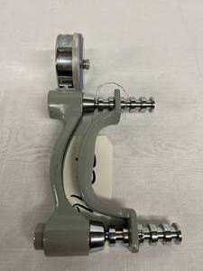lot 14 image: MSRP $350 Jamar Hydraulic Hand Dynamometer, Max Force Patient Progress Indicator to Measure Grip Strength, Calibrated Strengthener Measures PSI, Cordless Hand Trauma Evaluation Tool, Easy Squeeze, Adjustable - Great Working condition