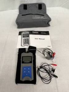 lot 15 image: MSRP $2000 Empi VitalStim Portable Pain Therapy System For&nbspNeuromuscular Electrical Stimulation (NEMS) Device Is Effective For Rehabilitating Swallowing Motions & Muscle Functions Great&nbspCondition 1st Pic Stock Pic - No Pads Included