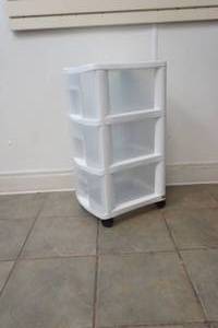 plastic storage unit