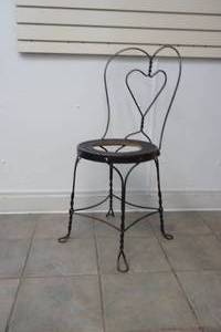 soda fountain planter chair