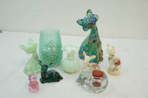 Fenton glass animals