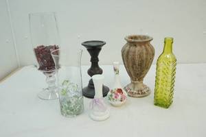 vases and candleholders