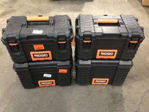 Lot of Ridgid  PRO Tool Storage System units  Customer Returns See Pictures