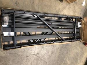 72 in. H x 77 in. W x 24 in. D 3-Wire Shelf Steel Storage Rack in Black by Edsal Customer Returns See Pictures