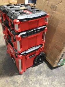 PACKOUT 22 in. Modular Tool Box Storage System by Milwaukee Customer Returns See Pictures