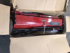 48 in. 15 cu. ft. Lawn Sweeper by Everbilt Customer Returns See Pictures
