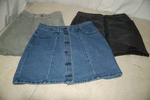 3 skirts size small refuge, refuge,...