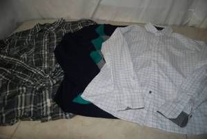Mens size XXL 2 button ups and a pu...