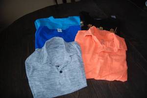 5 Boys size M shirts 2 polos and 3 ...