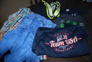 3 Boys button ups size medium and 2...