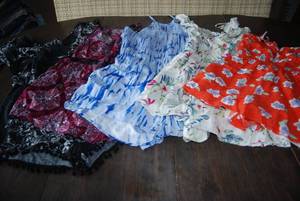 5 rompers size medium...