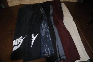 6 pair of active wear, jeggings, et...
