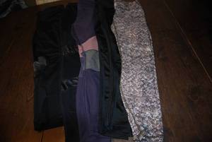 5 pair active wear, jeggings, etc. ...