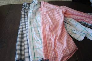 3 size small mens button ups...