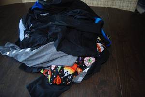 Work out wear, mixed variety all si...