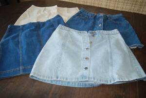 4 skirts size 10...