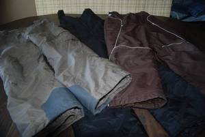 3 Boys snow pants size 10 2 with ad...