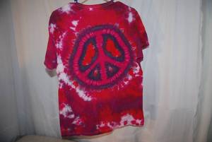Adult size Medium with peace sign o...