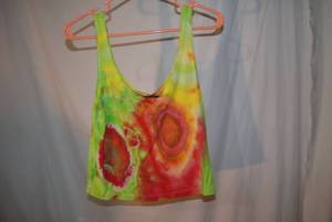 girls xxl tank top tye dye...