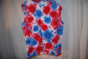 adult sleeveless size large tye dye...