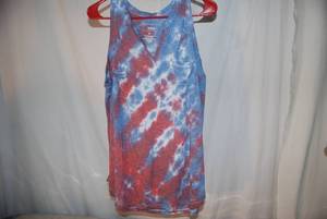 size XL ladies tye dye...