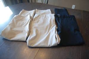 2 pair size 8, 1 capri 1 inseam 31,...
