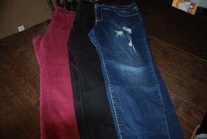 3 capris size 24...