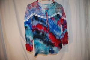 ladies size small tye dye...