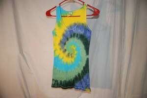 muscle shirt size XL tye dye...
