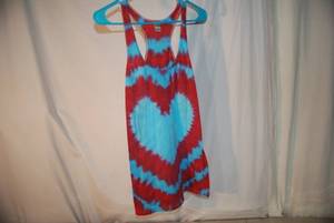 Ladies size XL rank top tye dye...