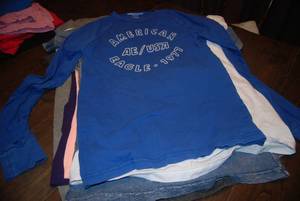 Mens and womans huge variety of sizes shirts