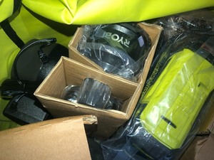 RYOBI ONE 18V Lithium-Ion Cordless 6-Tool Combo Kit with (2) Batteries, Charger, and Bag